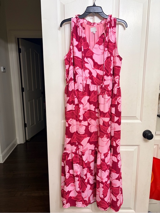 Sugarlips Dresses & Skirts - Sugarlips Pink and Dark Pink Printed Dress